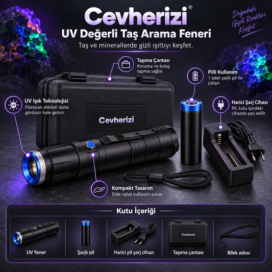 Yeraltı UV Cevher Feneri